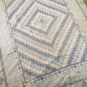 Vintage Hand Stitched Patchwork Quilt King